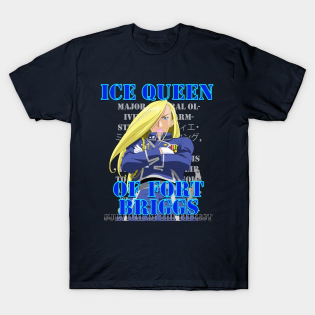 Fullmetal Alchemist Ice Queen T-Shirt by Dori